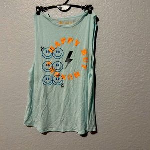 Noah Olson happy but hungry womens tank CrossFit